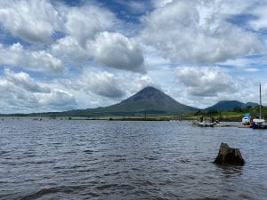 View of Arenal Volcano from Lago Arenal
